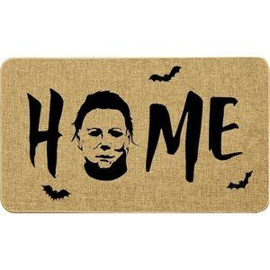 Halloween Horror Movie Non-Slip Rubber Backing Floor Door Mat 17 X‎ 29 I…